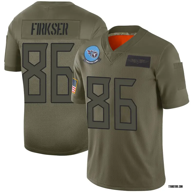Men's Anthony Firkser Tennessee Titans 2019 Salute to Service Jersey ...