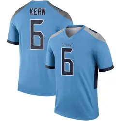 Men's Brett Kern Tennessee Titans Jersey - Light Blue Legend
