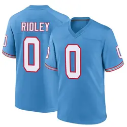 Men's Calvin Ridley Tennessee Titans Oilers Throwback Alternate Jersey - Light Blue Game