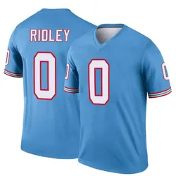 Men's Calvin Ridley Tennessee Titans Oilers Throwback Jersey - Light Blue Legend