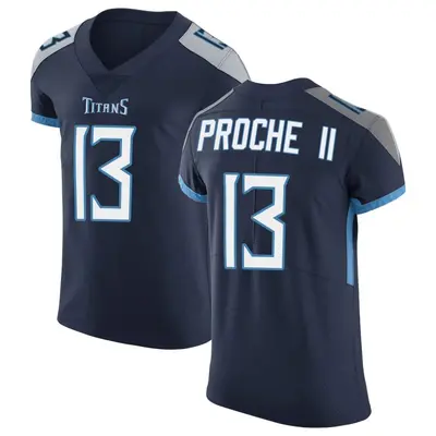Men's James Proche II Tennessee Titans Vapor Untouchable Jersey - Navy Elite