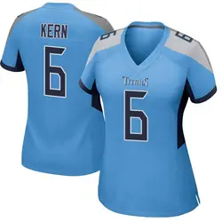 Women's Brett Kern Tennessee Titans Jersey - Light Blue Game