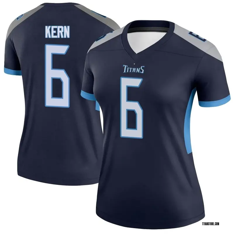 Women's Brett Kern Tennessee Titans Jersey - Navy Legend