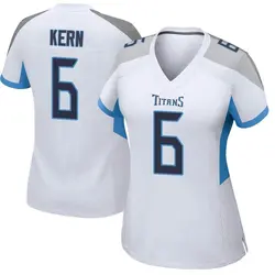 Women's Brett Kern Tennessee Titans Jersey - White Game