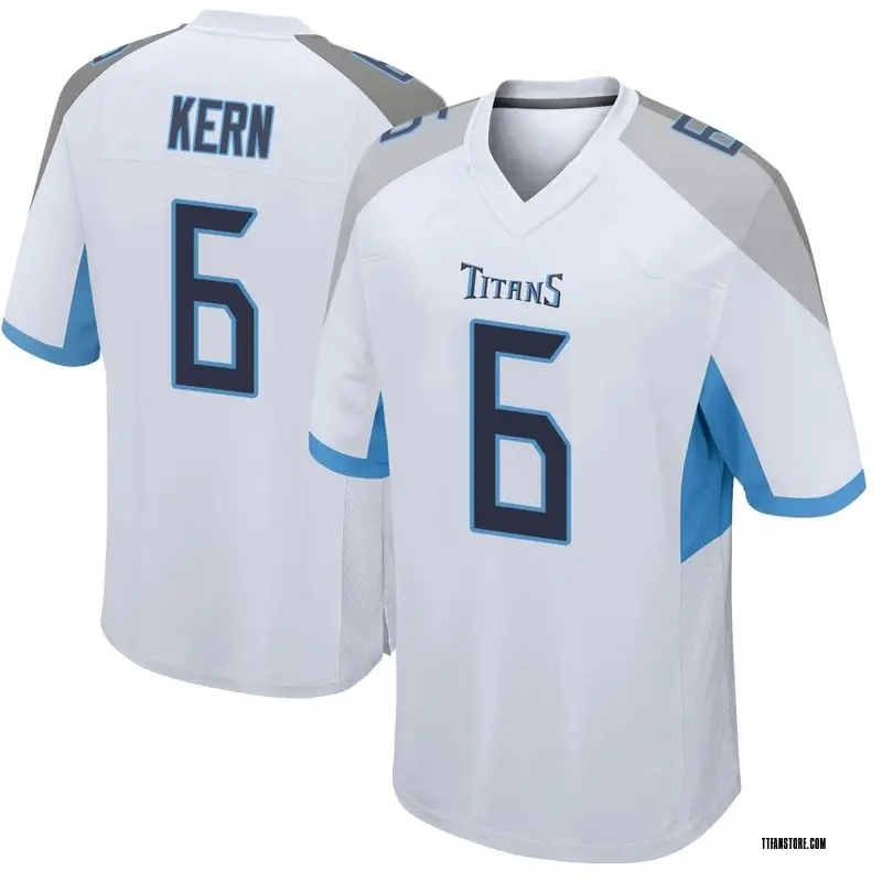 Youth Brett Kern Tennessee Titans Jersey - White Game