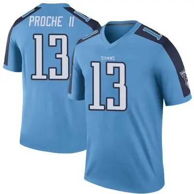 Youth James Proche II Tennessee Titans Color Rush Jersey - Light Blue Legend