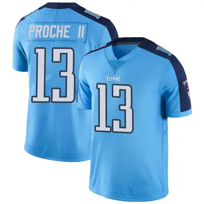 Youth James Proche II Tennessee Titans Color Rush Jersey - Light Blue Limited