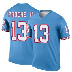 Youth James Proche II Tennessee Titans Oilers Throwback Jersey - Light Blue Legend