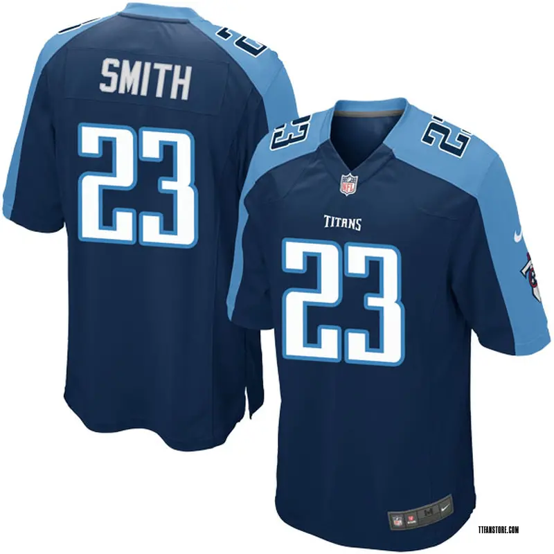 Youth Tye Smith Tennessee Titans Alternate Jersey - Navy ...